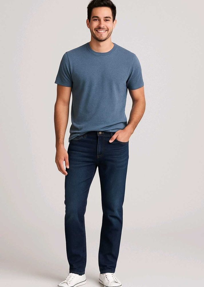 Dark Blue Denim Jeans