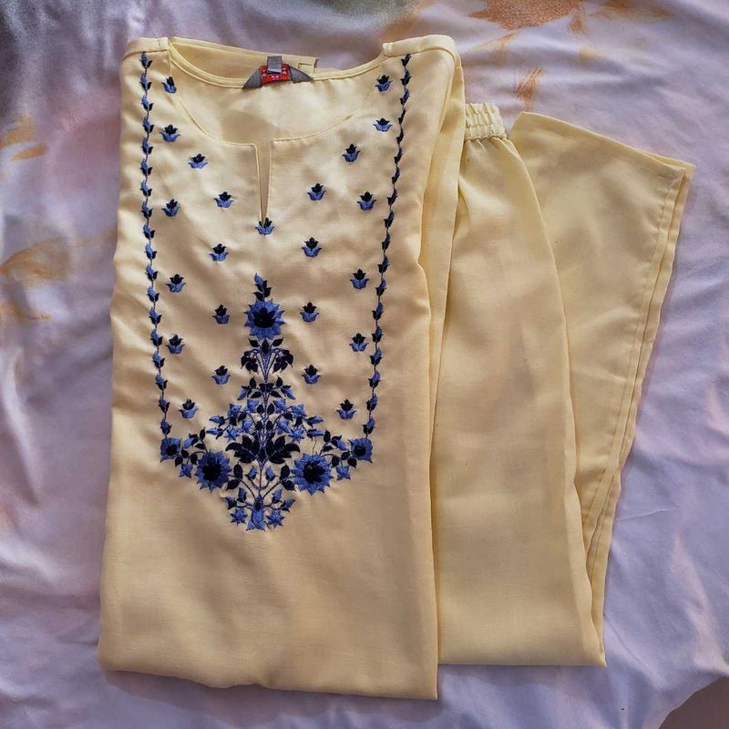 Embroidered Kurta Set