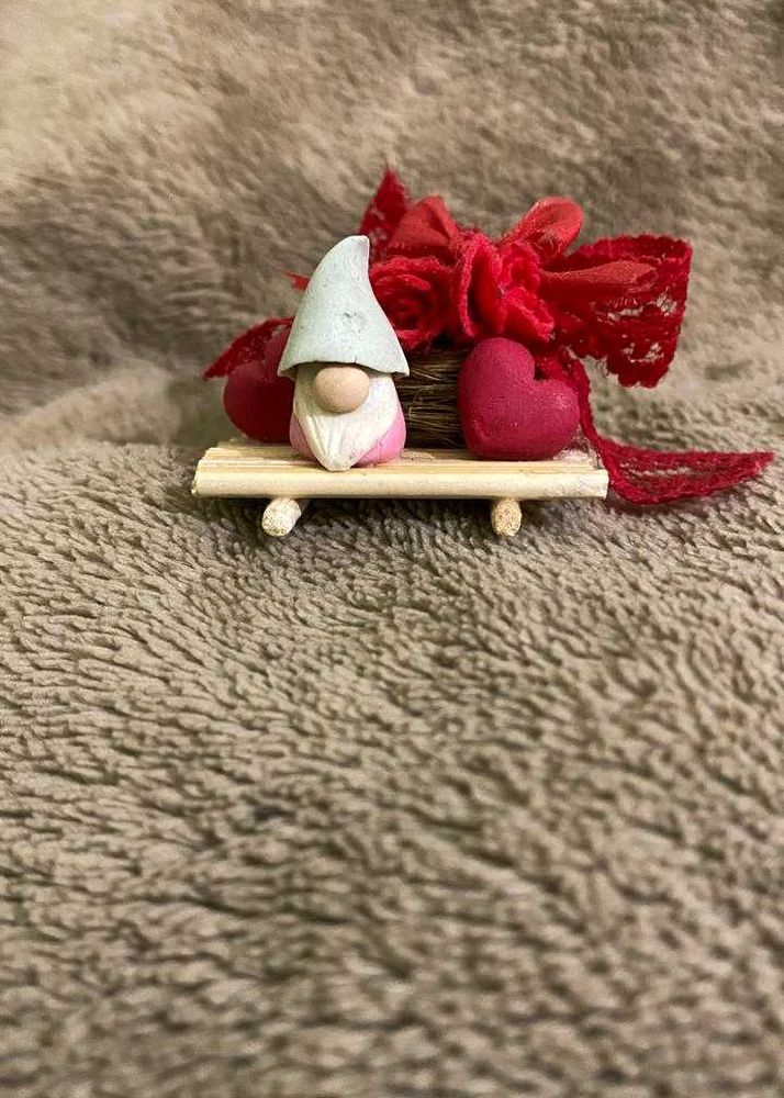 Handmade Clay Gnome Gift
