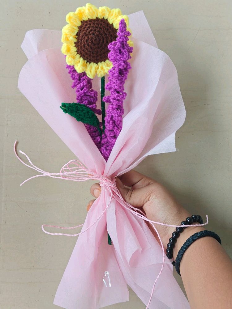 Sunflower lavender Bouquet