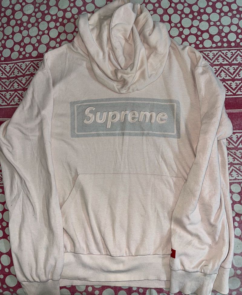 Supreme Baby Pink Hoodie