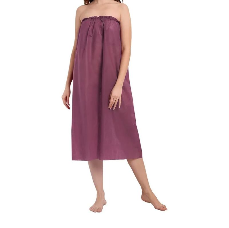 Purple Spa Wrap Dress
