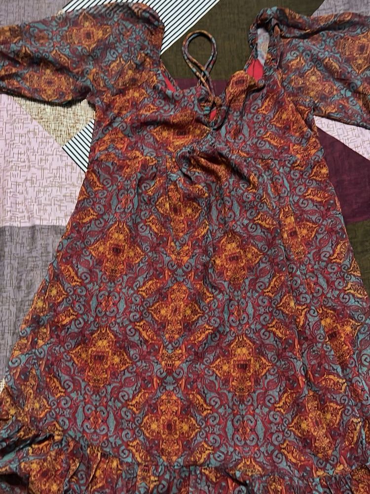 Patterned Summer Dress