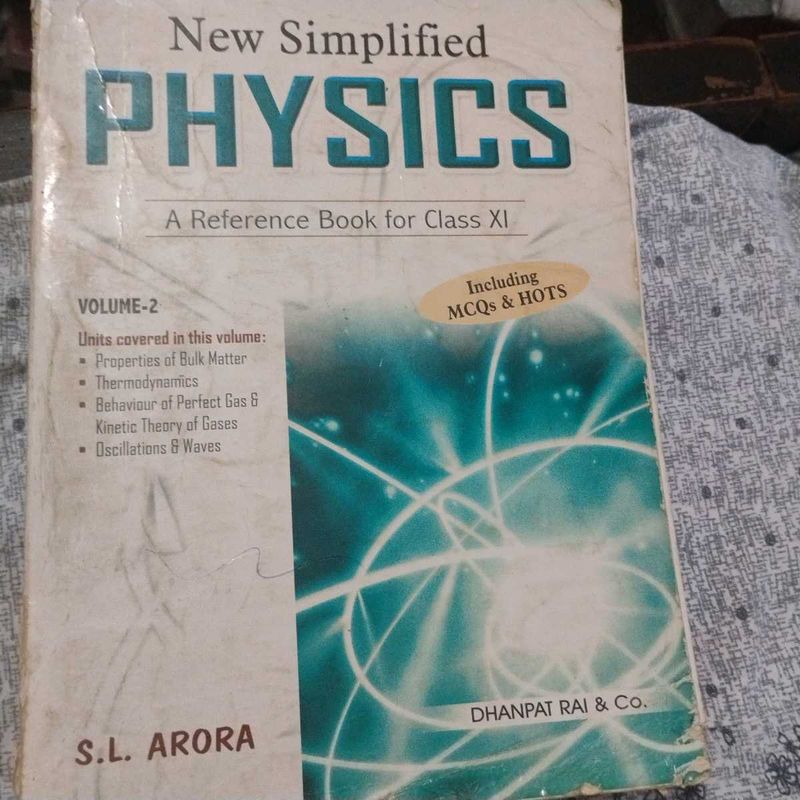 SL Arora Physics Class 11 Volume 2