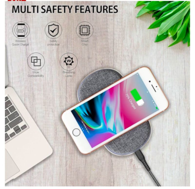 POWERUP Dual Coil High-Speed Wireless Charger Pad