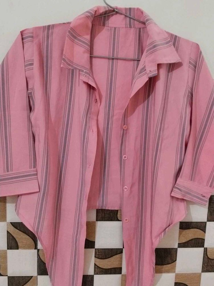 Striped Pink Shirt