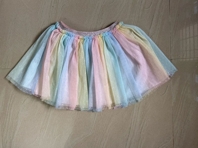 Rainbow Tulle Skirt