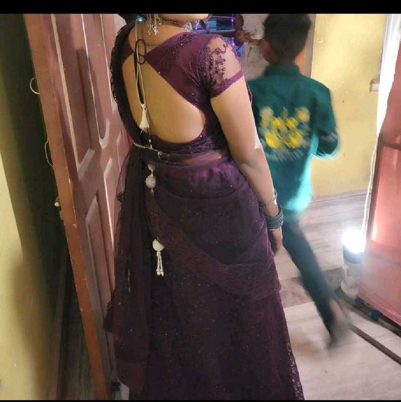 Designer Back Design Lehenga