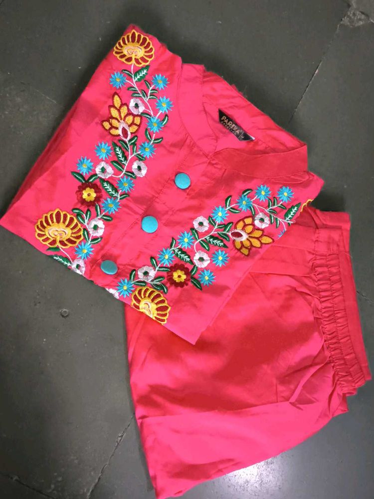 Pink Kurti Set