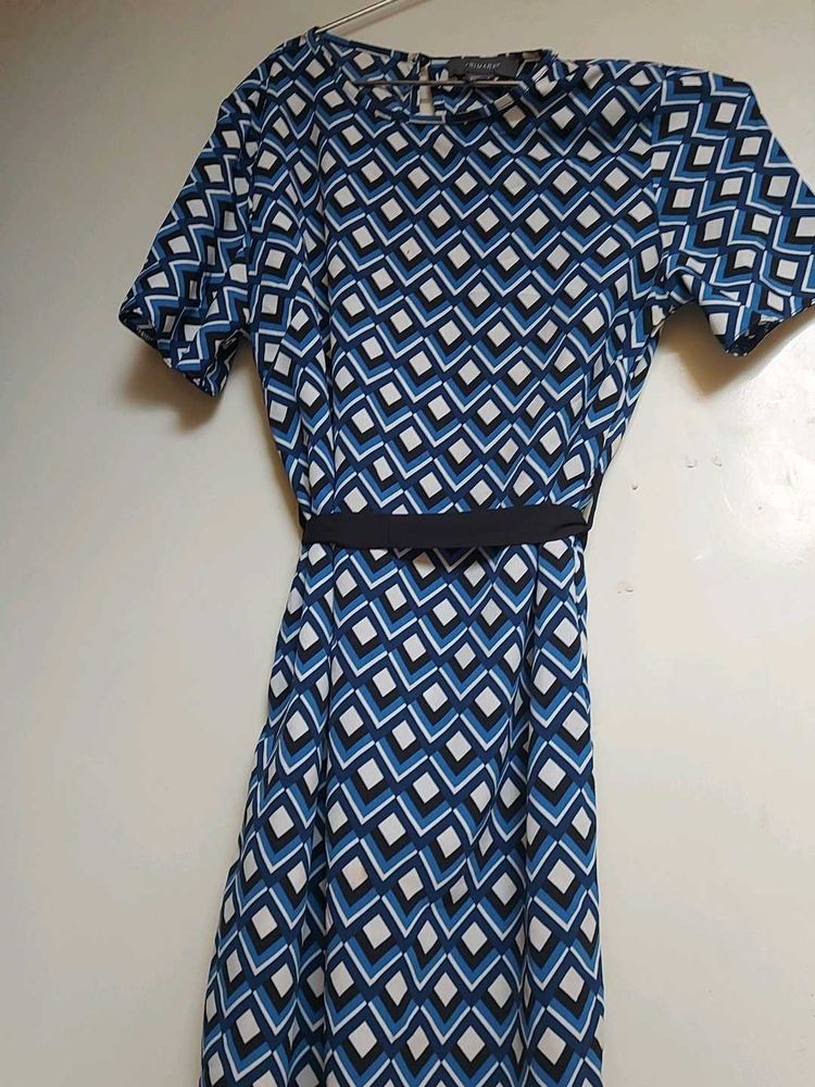 Geometric Print Dress