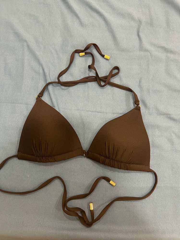 Black Triangle Bikini Top