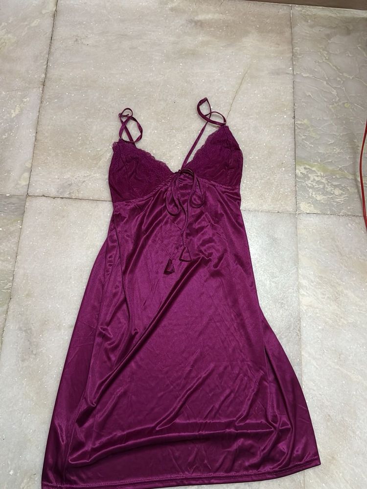 Silky Purple Nighty