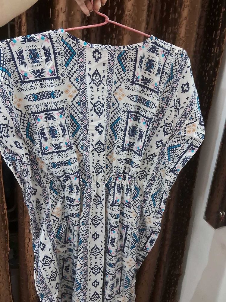 Patterned Casual Dress