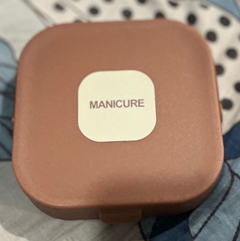 Manicure Kit -pocket size with leather handle