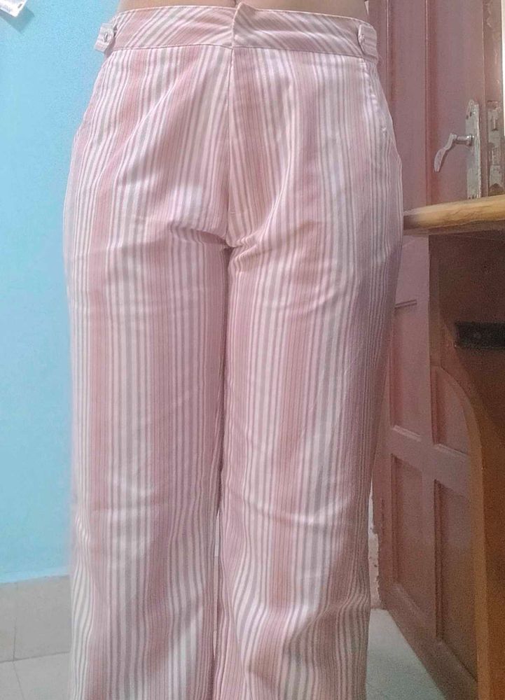 Striped Wide Leg Pants