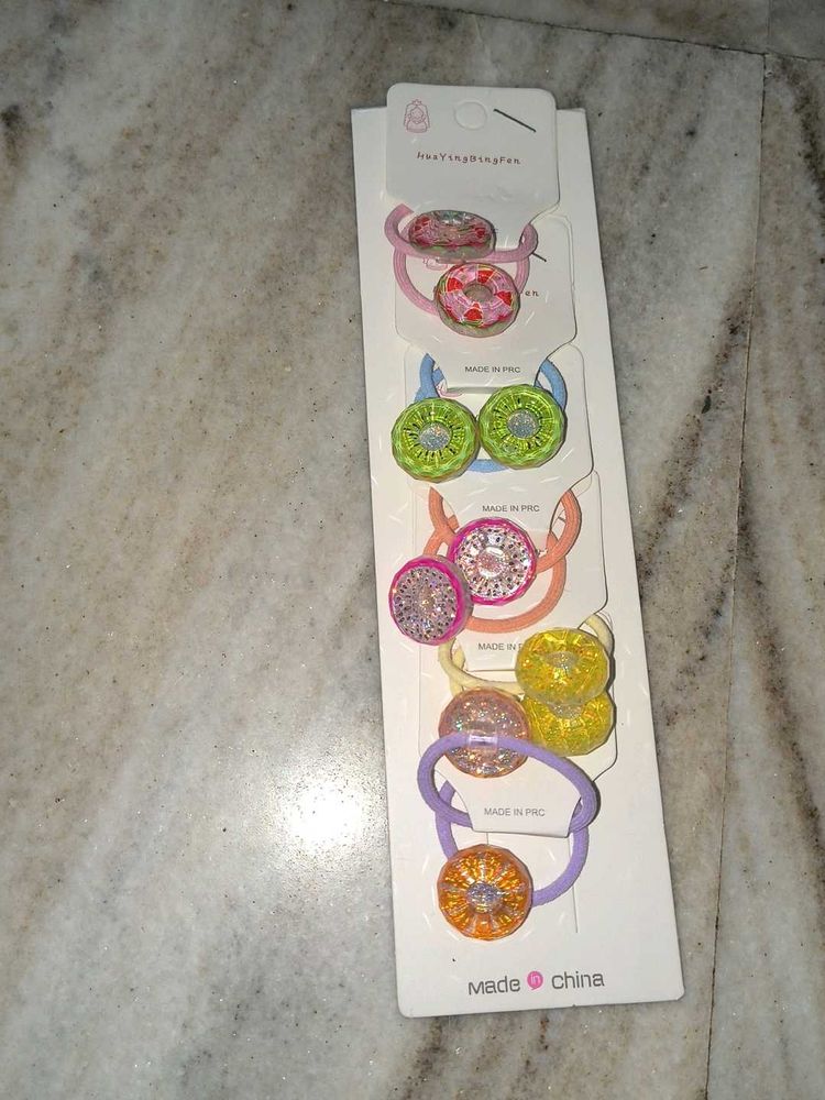 Cute Fruit &amp; Donut Hair Ties