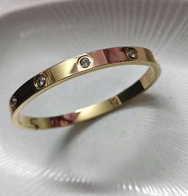 Anti Tanishq bangle with stones (100%waterproof)