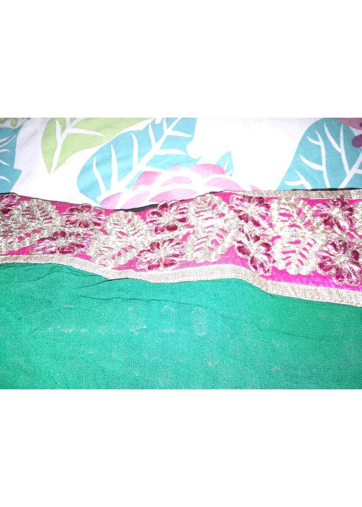 Green Designer Saree