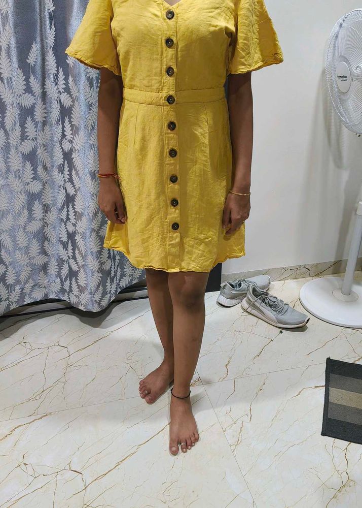 button up dress