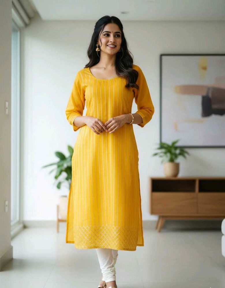Elegant Yellow Kurta 💛