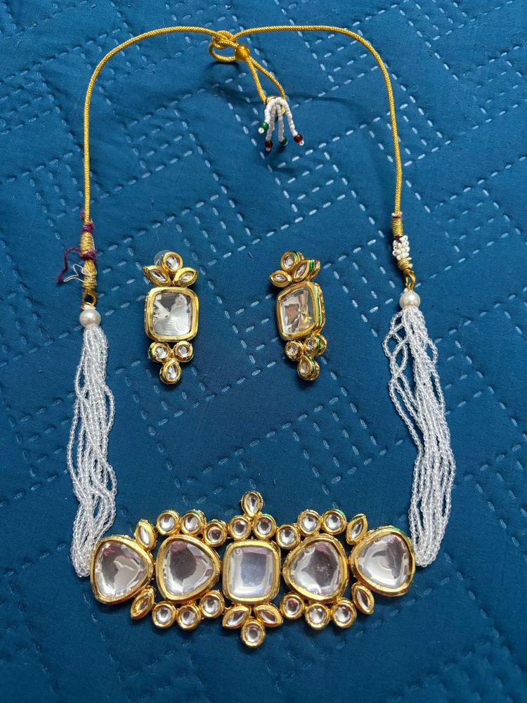 kundan choker Jewellery Set