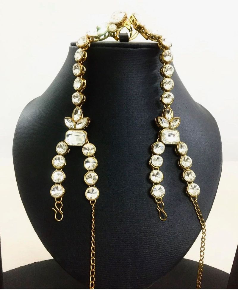 Statement Kundan Hand Harness