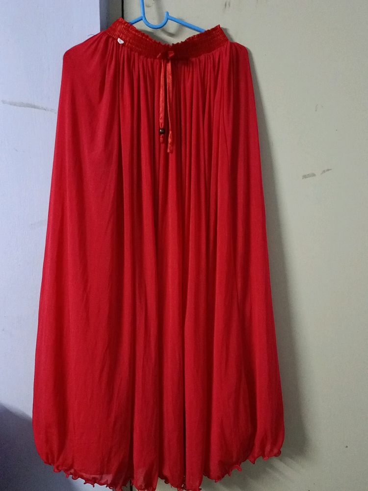Red Skirt Festive Wear