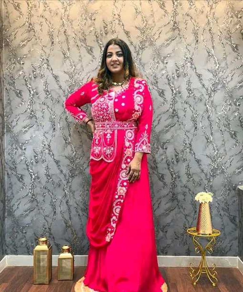 Designer Gown With Koti