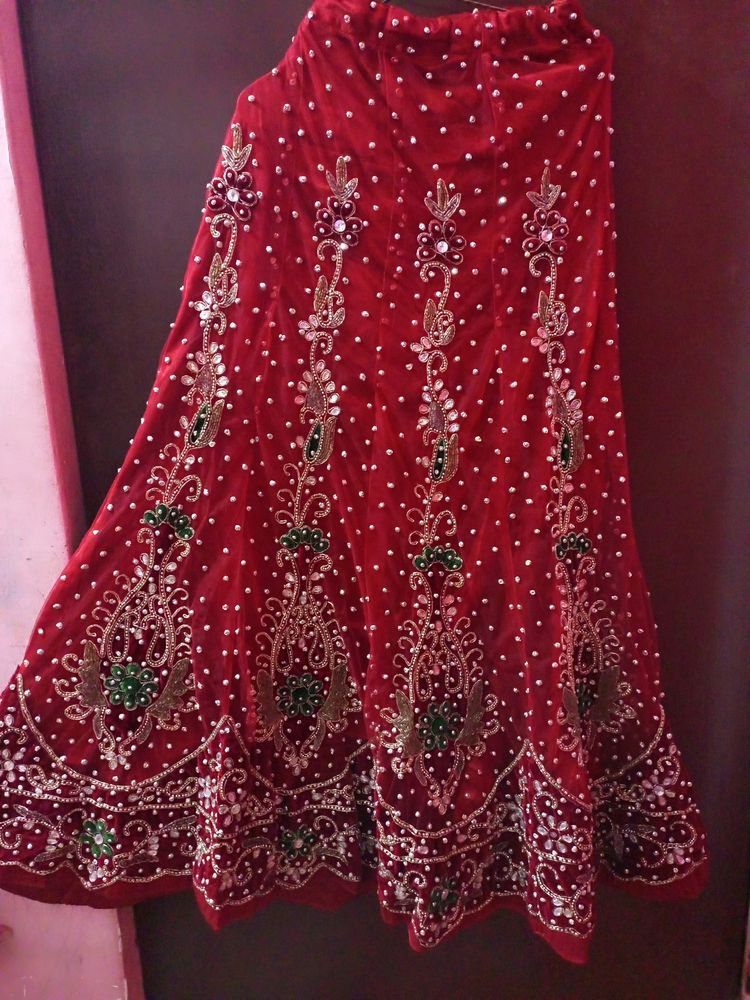 🥰🥳heavy bridal lehenga With Blouse 🥰🥰💕💕💕