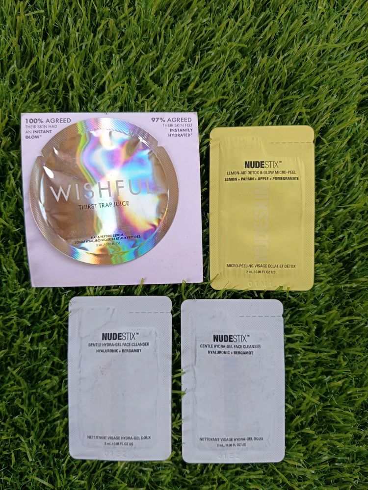 4 Pcs Nudestix And Wishful Sample