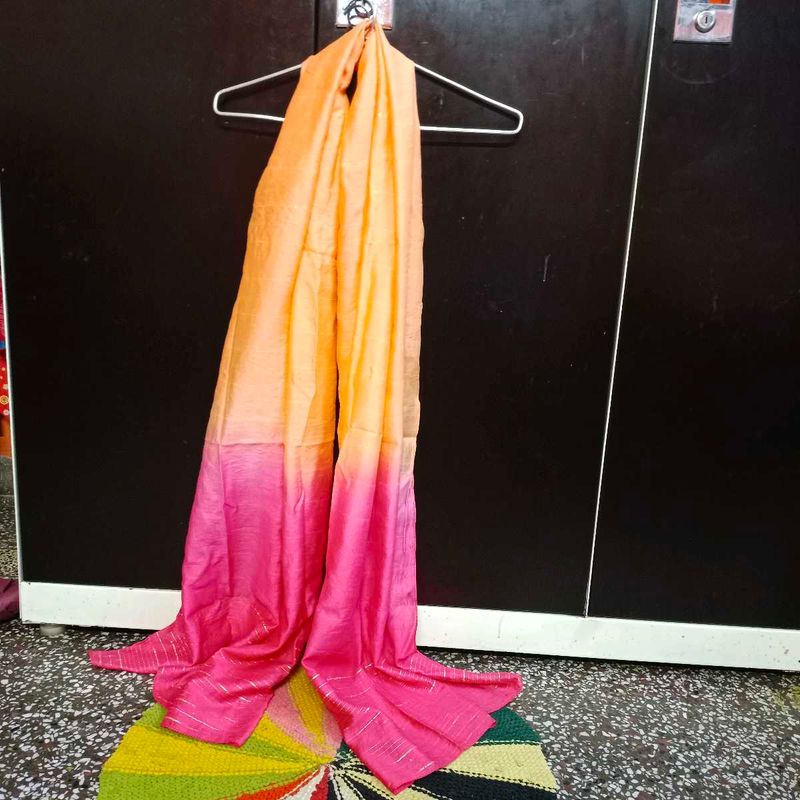 Beautiful Orange + Pink Dupatta
