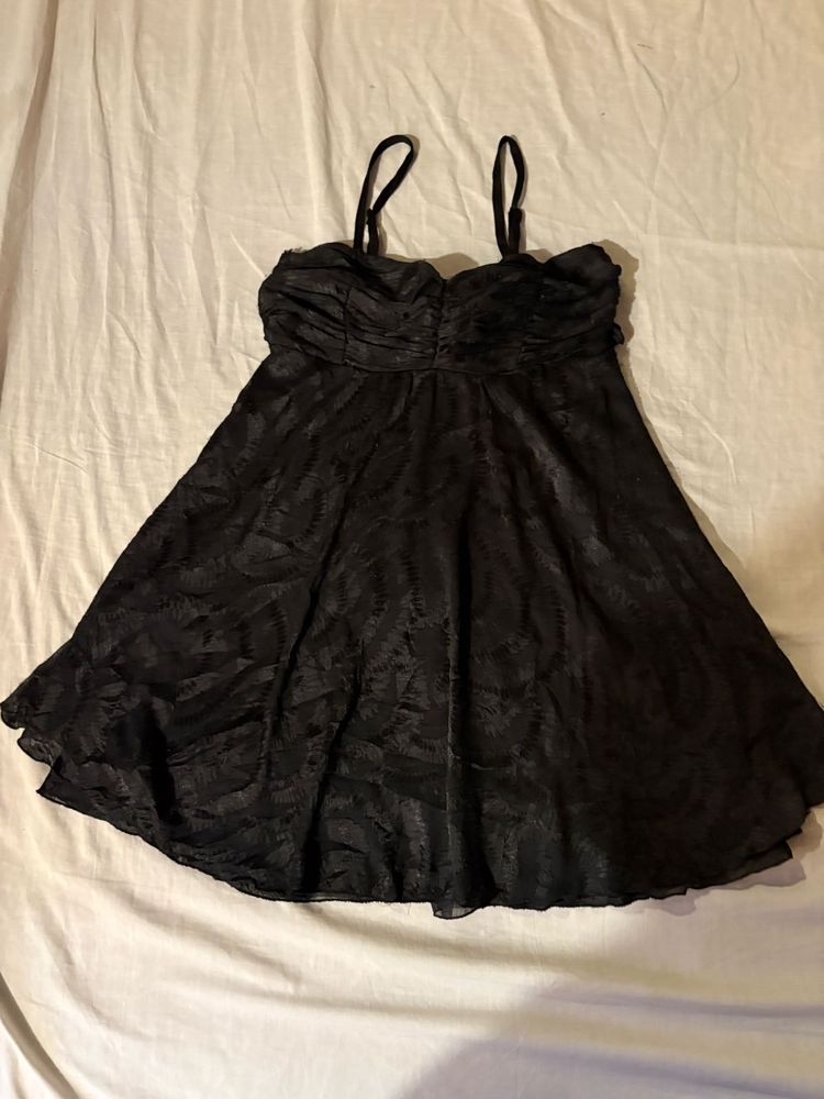 Beautiful Back Tie Up Top/mini Dress