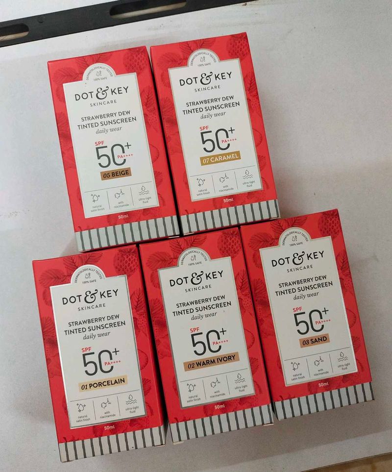 Any 1 Sealed Dot &amp; Key Tinted Sunscreen