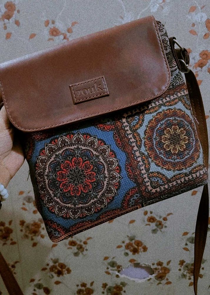 Zouk Sling Bag - Multicolor Mandala