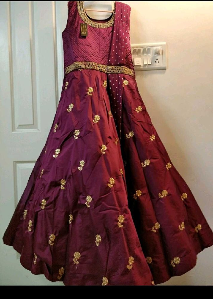 Sale Price New Elegant Maroon Gown