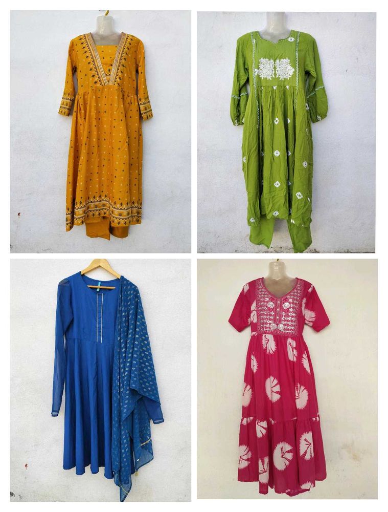 4 Kurta Set Combo