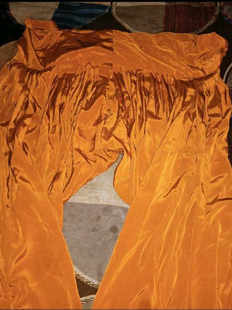 Brown Heavy Satin Salwar