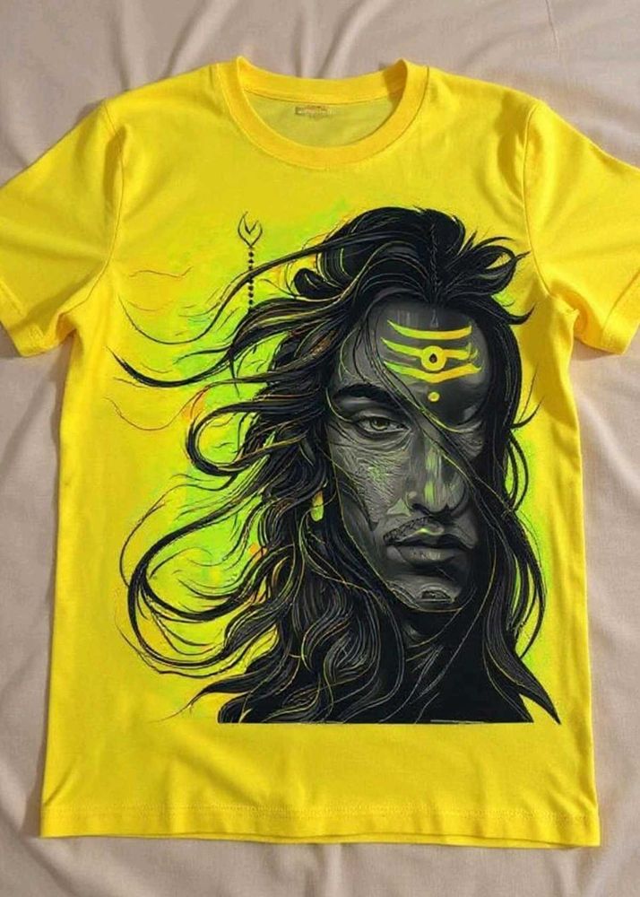 Yellow Shiva Graphic Tee