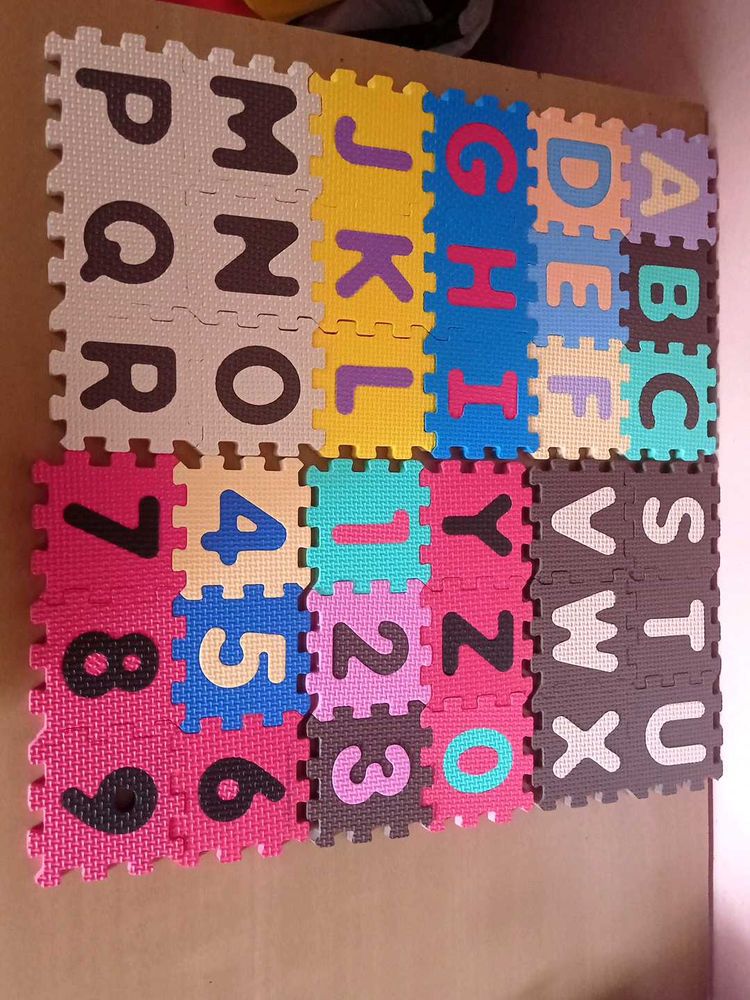 Alphabet &amp; Number Form Mat