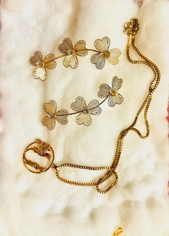 Floral Jewellery Set