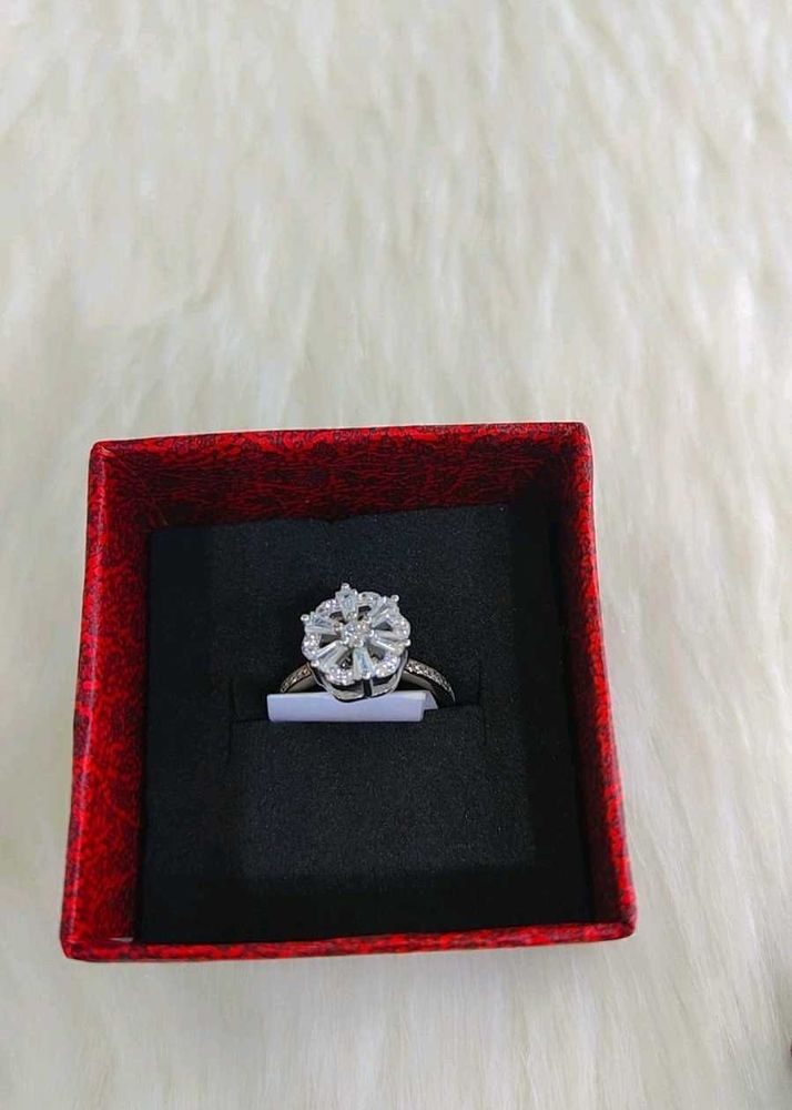 925 Rotate Elegant Silver Ring