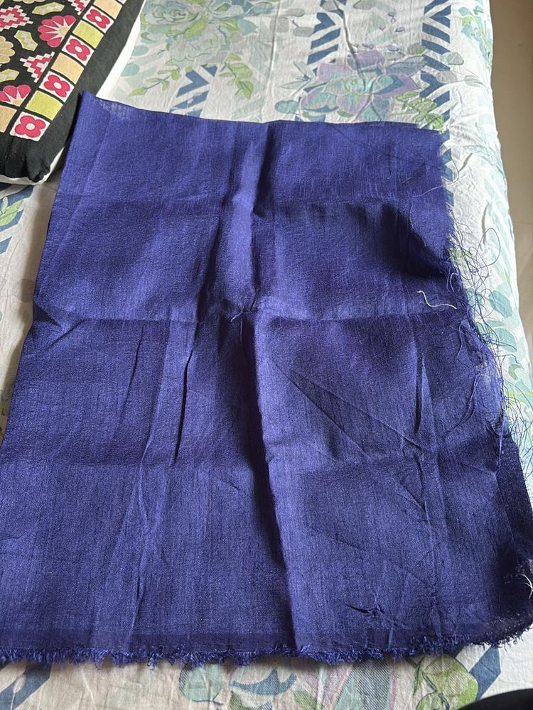 Navy Blue Purple Blouse Piece