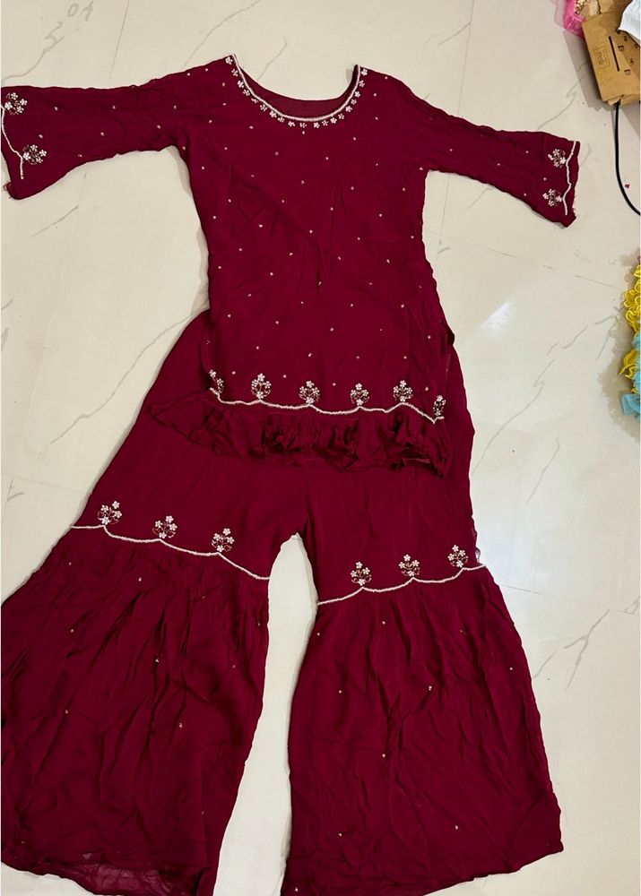 embroidered beautiful dress( 2 piece )