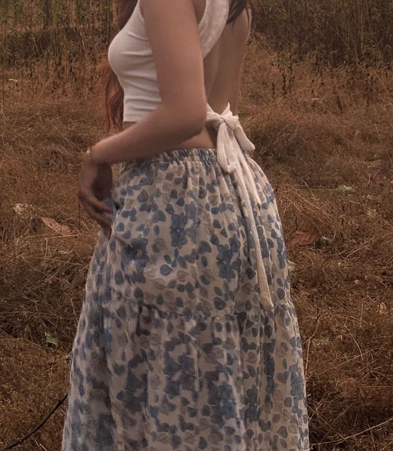 printed skirt