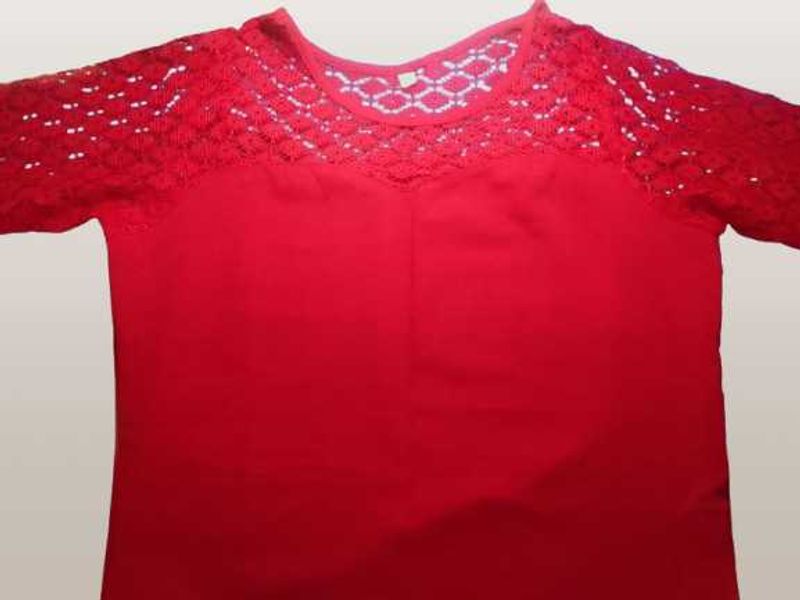 Red Women Kurti