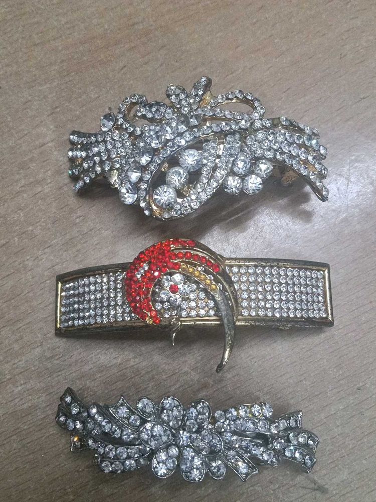 Sparkling Hair Clip Set