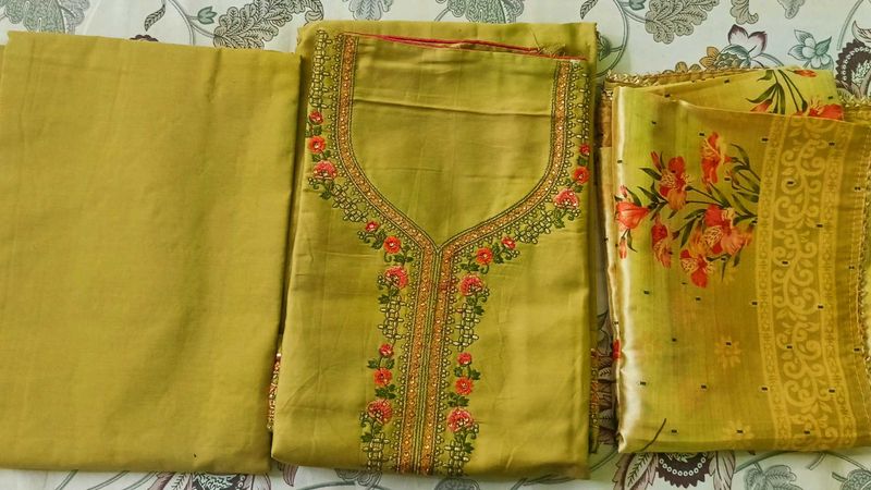 Embroidered Salwar Suit 3 Piece