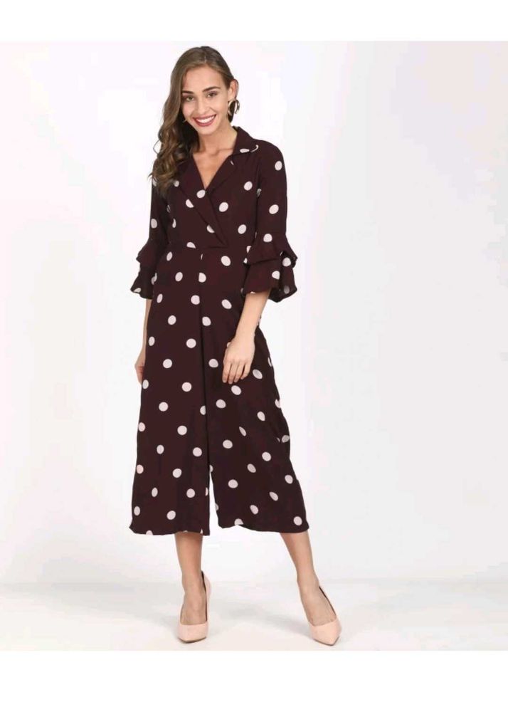 Code By Lifestyle , Polka Print Women Jumpsuit