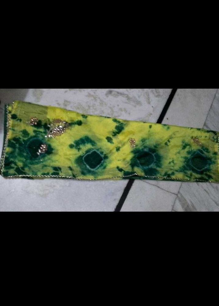 Jaipuri mirror work saree