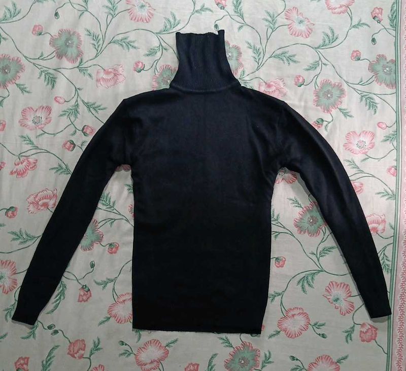 Black Turtleneck Sweater